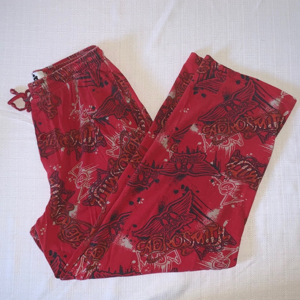 ❌SOLD❌ Aerosmith PJ pants - Picture 1 of 4